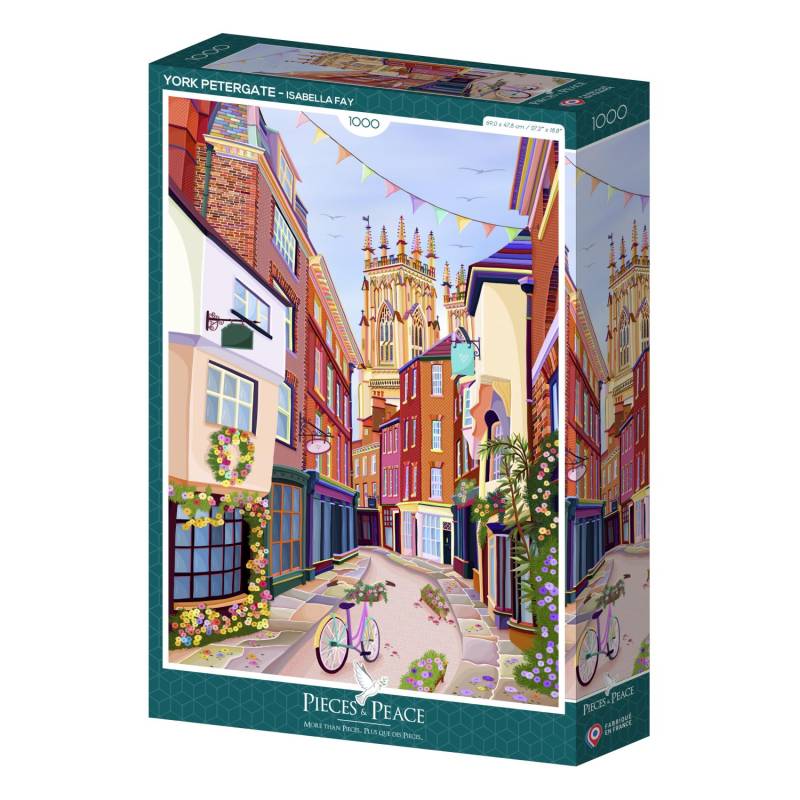 Pieces & Peace Puzzle 1000 Teile - York Petergate - Pieces & Peace Puzzle 1000 Teile - York Petergate - von Pieces & Peace