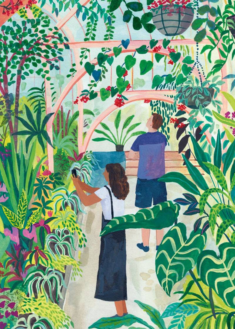 Pieces & Peace Puzzle 1500 Teile – Botanischer Garten - von Pieces & Peace