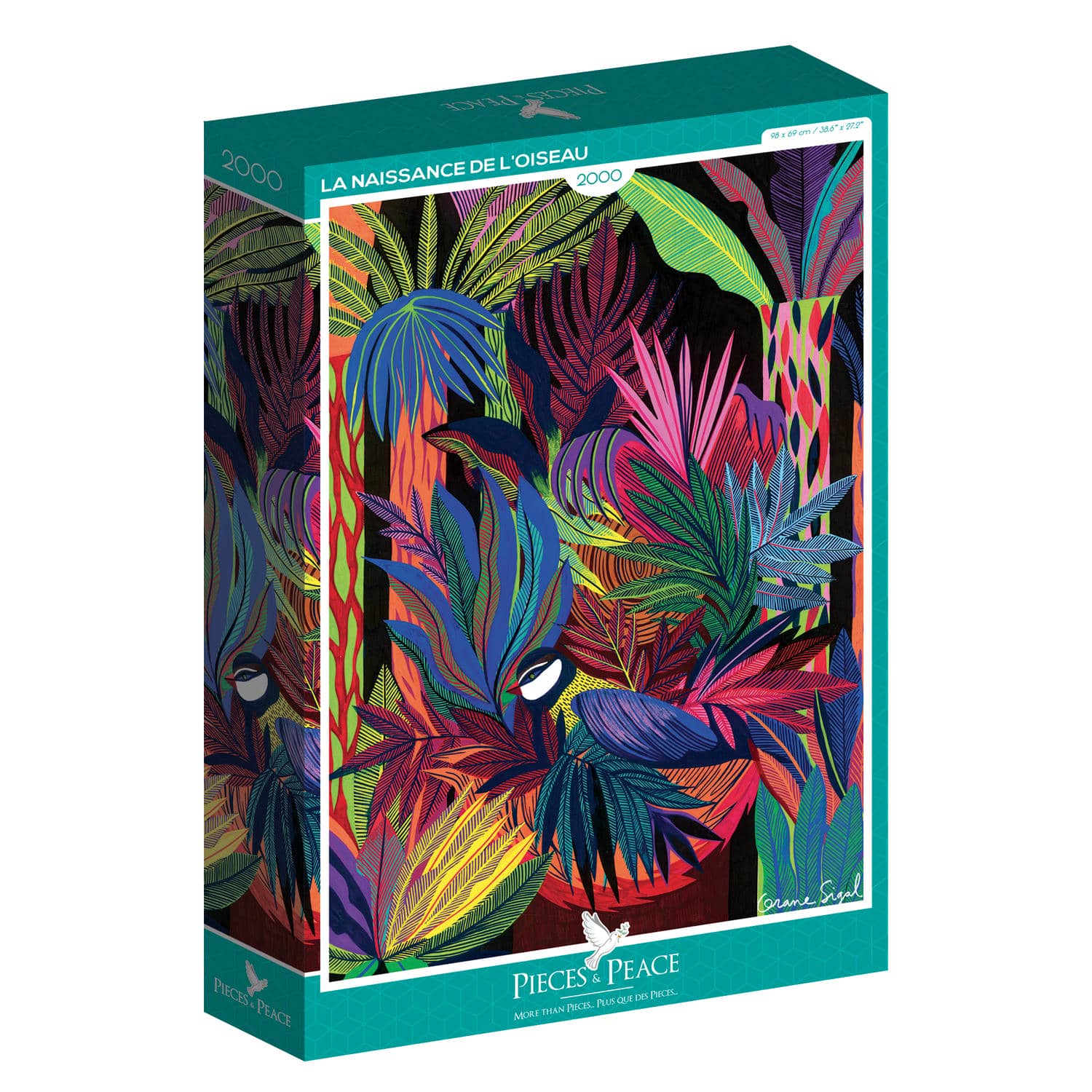 Pieces & Peace Puzzle 2000 Teile - Die Geburt des Vogels - von Pieces & Peace