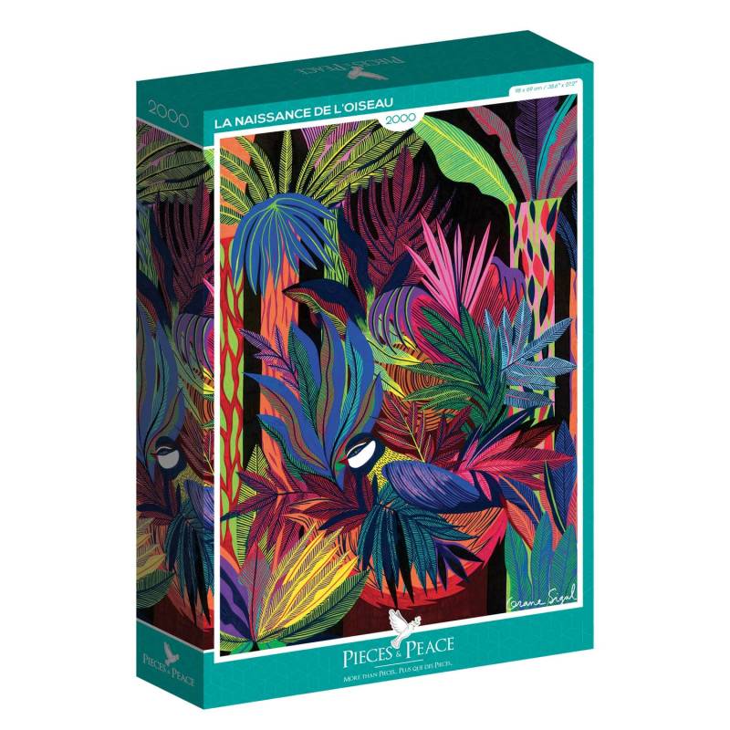 Pieces & Peace Puzzle 2000 Teile - Die Geburt des Vogels - von Pieces & Peace