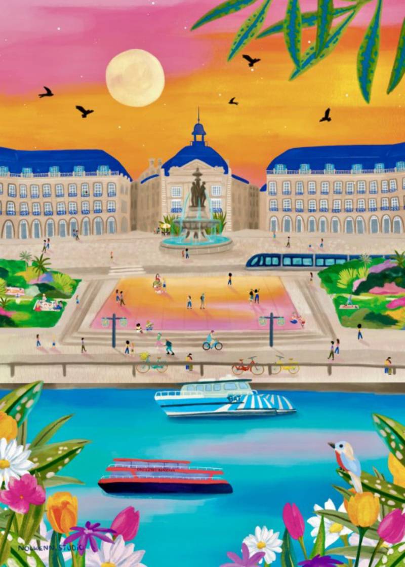 Pieces & Peace Puzzle 500 Teile – Bordeaux – Place de la Bourse - Pieces & Peace Puzzle 500 Teile – Bordeaux – Place de la Bourse - von Pieces & Peace