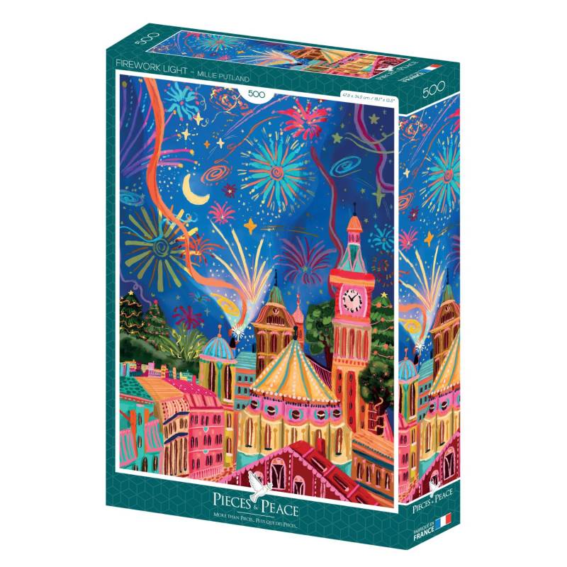 Pieces & Peace Puzzle 500 Teile - Firework Light - Pieces & Peace Puzzle 500 Teile - Firework Light - von Pieces & Peace