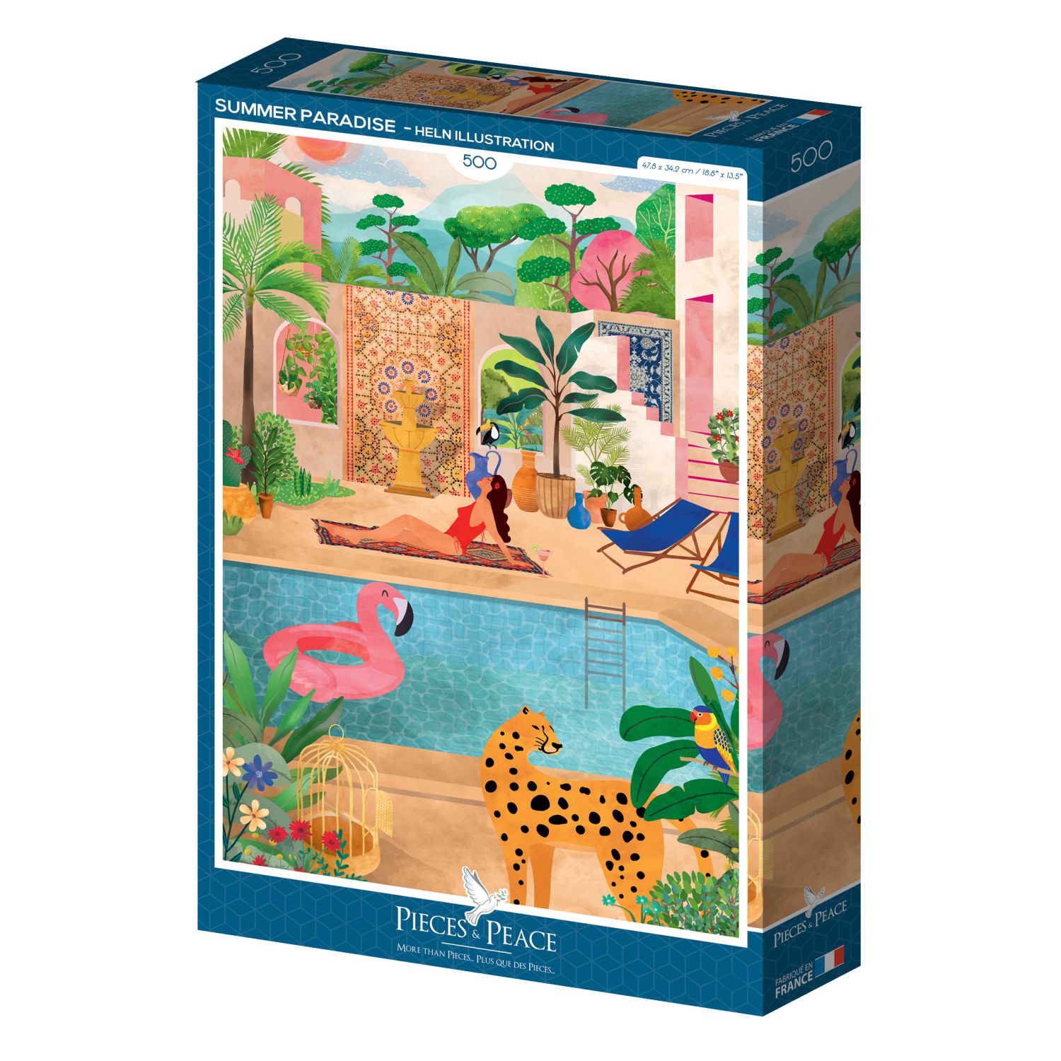 Pieces & Peace Puzzle 500 Teile - Summer Paradise - von Pieces & Peace