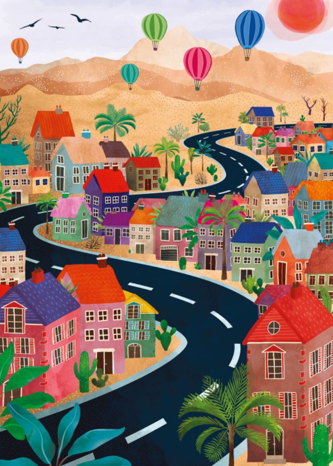 Pieces & Peace Puzzle 500 Teile – Unterwegs - von Pieces & Peace