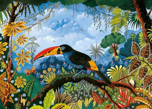 Pieces & Peace Puzzle Blauer Tukan - 1000 Teile Puzzle von Pieces & Peace