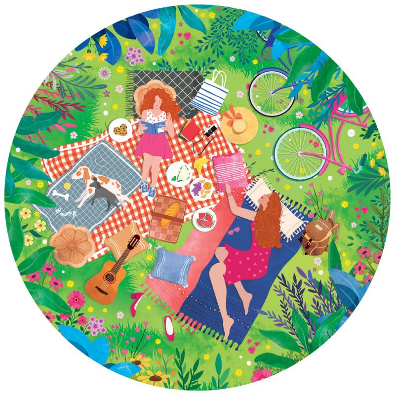 Pieces & Peace Rundes Puzzle - Le Pique Nique 501 Teile Puzzle Pieces-Peace-F-00282 Pieces & Peace Rundes Puzzle - Le Pique Nique 501 Teile Puzzle Pieces-Peace-F-00282 von Pieces & Peace