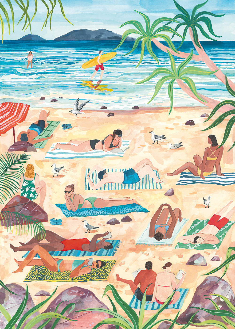 Pieces & Peace Tag am Strand 1000 Teile Puzzle Pieces-Peace-F-00020 Pieces & Peace Tag am Strand 1000 Teile Puzzle Pieces-Peace-F-00020 von Pieces & Peace
