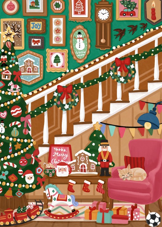 Pieces & Peace Weihnachtstreppe 500 Teile Puzzle Pieces-Peace-F-00257 Pieces & Peace Weihnachtstreppe 500 Teile Puzzle Pieces-Peace-F-00257 von Pieces & Peace