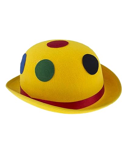 Karneval Klamotten Melone Clown groß gelb von Pierros