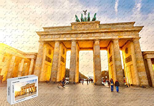 500-teiliges Puzzle – Brandenburger Tor Berlin Deutschland Tourismus Reise Holzmaterialien, 50,6 x 39,9 cm 500-teiliges Puzzle – Brandenburger Tor Berlin Deutschland Tourismus Reise Holzmaterialien, 50,6 x 39,9 cm von PigBangbang