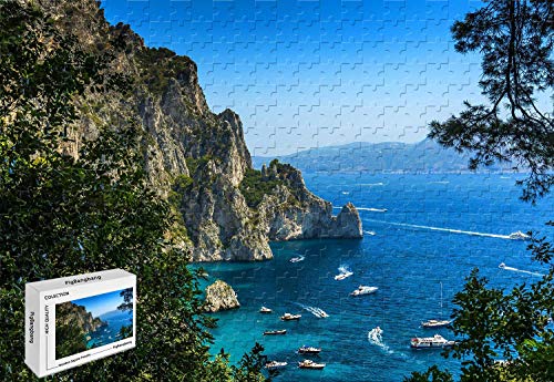 Puzzle mit 1000 Teilen – Bucht auf einer Insel von Capri, Italien, Spiele aus Holz, zum Selbermachen mit Ihren Fotos, 74 x 49 cm Puzzle mit 1000 Teilen – Bucht auf einer Insel von Capri, Italien, Spiele aus Holz, zum Selbermachen mit Ihren Fotos, 74 x 49 cm von PigBangbang