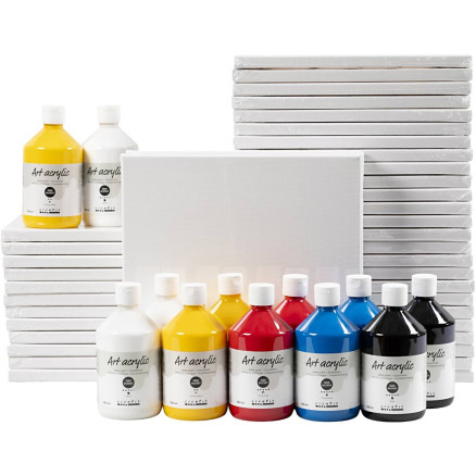 Art School, Mattglänzend, Primärfarben, 1 Set Art School, Mattglänzend, Primärfarben, 1 Set von Pigment Art School