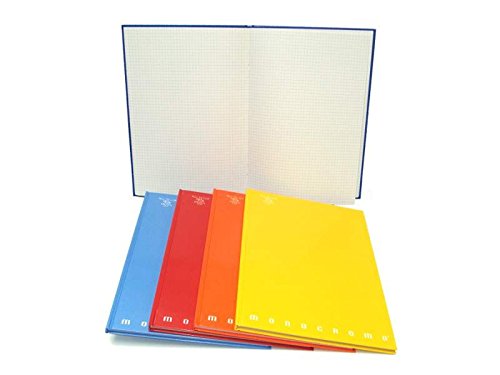 Pigna Notizbuch Maxi Karton (A4), Lineatur 5 m, kariert 5 mm, 120 Seiten, Mehrfarbig, 8005235155909 von Pigna