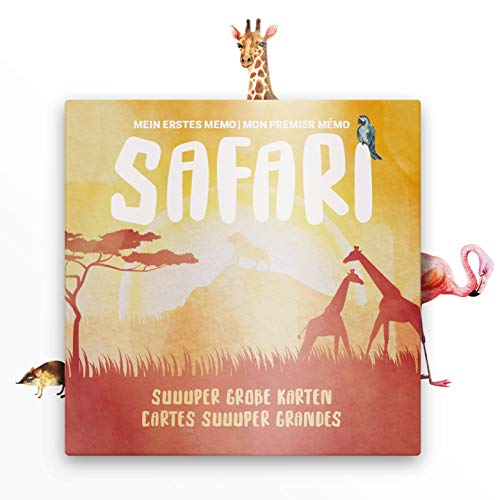 Pihu Safari - Wunderschönes Memo-Spiel ab 3 Jahren - Extra Große Stabile Karten - Runde Ecken - Mit Spannendem Büchlein Pihu Safari - Wunderschönes Memo-Spiel ab 3 Jahren - Extra Große Stabile Karten - Runde Ecken - Mit Spannendem Büchlein von Pihu