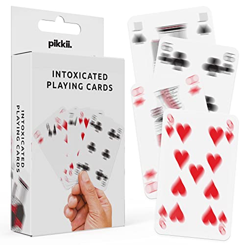 Pikkii, Berauschte Spielkarten, Karten-Set enthält volles Deck von 52 Karten, Universitäts-Trinkkartenspiele oder lustiges Kartenspiel für Erwachsene, lustige Geschenke für Männer und Frauen von Pikkii
