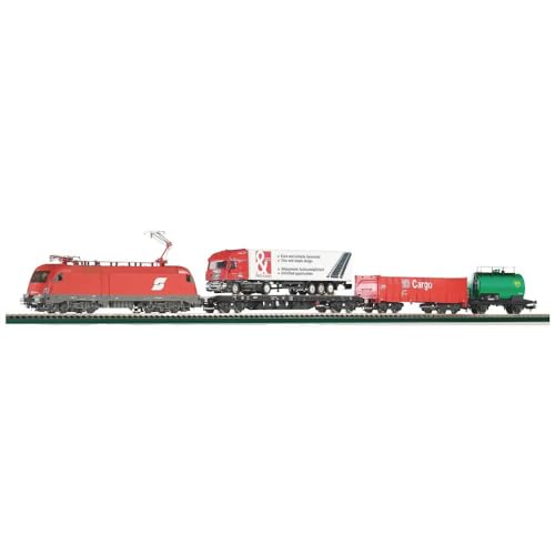 57177 Start-Set E-Lok ÖBB Taurus + Güterwg. Bettung V 57177 Start-Set E-Lok ÖBB Taurus + Güterwg. Bettung V von Piko