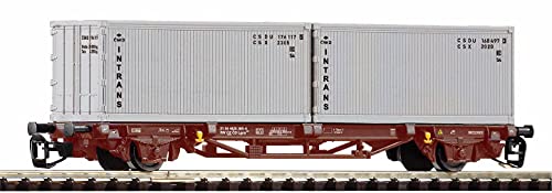 Piko 47724 TT-Containertragwg. 2X20' Intrans CSD IV, braun von Piko