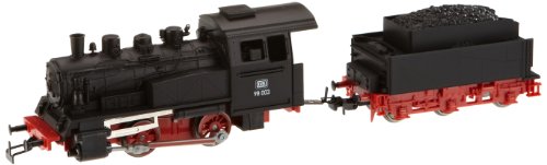 Piko 50501 50501-H0 Dampflok mit Schlepptender, schwarz von Piko