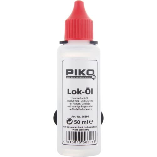 Piko 56301 Lok-Öl Nachfüllflasche mit Dosierspitze, 50 ml Piko 56301 Lok-Öl Nachfüllflasche mit Dosierspitze, 50 ml von Piko