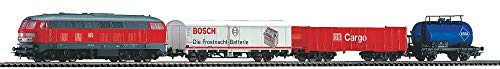 Piko 57154 Start-Set DB Cargo BR 218 + Güterwgn. Bettung V, Weiß von Piko