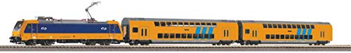 Piko S-Set E-Lok Personenzug mit 2 Doppelstocksitzwagen NS A-Gleis & B V von Piko