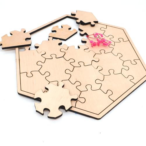 Blanko Puzzle aus Holz 19 Teile, personalisierbar, Geschenk Idee, kreativ gestalten, pädagogisch wertvoll, robust und langlebig, Geburtstagsgeschenk Blanko Puzzle aus Holz 19 Teile, personalisierbar, Geschenk Idee, kreativ gestalten, pädagogisch wertvoll, robust und langlebig, Geburtstagsgeschenk von Pila Stone