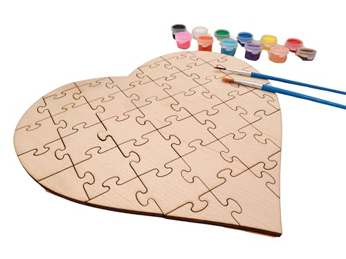 Blanko Puzzle aus Holz 40 Teile, personalisierbar, Geschenk Idee, kreativ gestalten, pädagogisch wertvoll, robust und langlebig, Geburtstagsgeschenk Blanko Puzzle aus Holz 40 Teile, personalisierbar, Geschenk Idee, kreativ gestalten, pädagogisch wertvoll, robust und langlebig, Geburtstagsgeschenk von Pila Stone