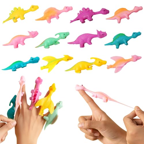 Pilikoll 40 Stück Schleuder Dinosaurier Fingerspielzeug Slingshot Dinosaur Finger Toys Elastischer Fliegender Finger-Dinosaurier Dinosaurier Schleuder Spielzeug für Kinder Party Tasche Füller Pilikoll 40 Stück Schleuder Dinosaurier Fingerspielzeug Slingshot Dinosaur Finger Toys Elastischer Fliegender Finger-Dinosaurier Dinosaurier Schleuder Spielzeug für Kinder Party Tasche Füller von Pilikoll