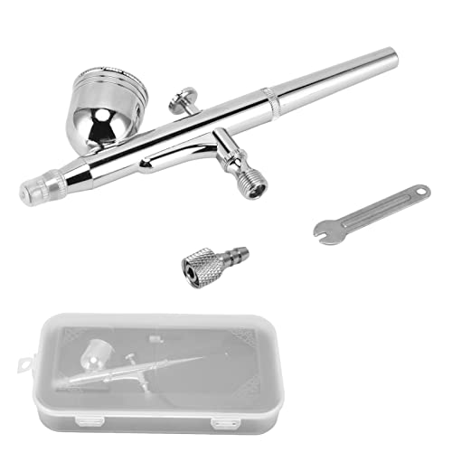 Airbrush Kit Edelstahl präzise Dual Action Kleiner Farbspray -Stift für temporäre Tattoo Cake High Performance Airbrush für Hobbys Handwerk Auto Graphics Fine Art von Pilipane