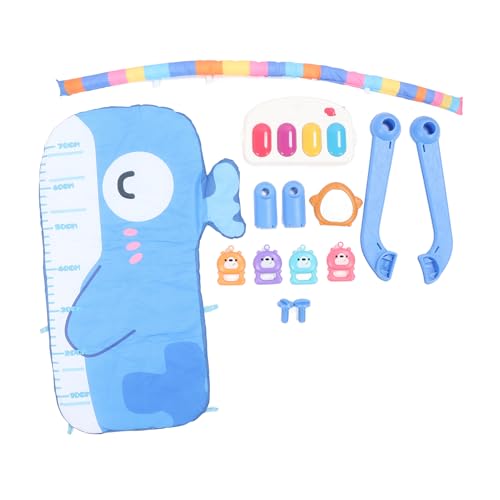 Baby Fitnessstudio -Spiel Mat Matte Multifunktionales Kind Aktivitätszentrum Frühes Puzzle Pedal Klavierkrablmatte für Babys Safe ABS Material einstellbares Design 50x77x43cm von Pilipane