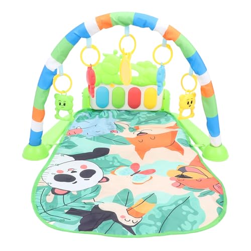 Baby Kick Piano Matte Soft Bildungsfaltung Sensorisches Spielzeug 5 Spielmodus Kick Piano Fitnessspielzeug für Neugeborene Kleinkind 0 36 Monate Tragbare Spielmatte mit von Pilipane