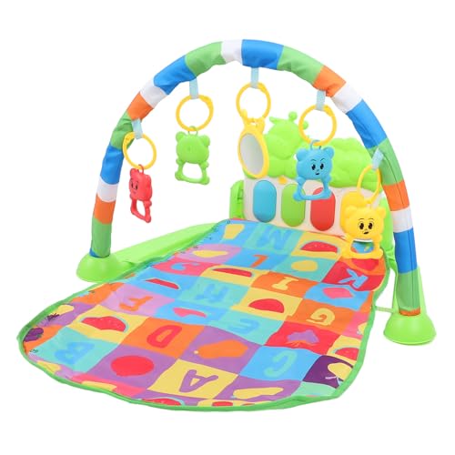 Baby Play Mat Gym Kick Klavier Aktivitätszentrum mit Musikfitnessmatte Weiche Stoff für Neugeborenes Kleinkind 0 bis 36 Monate Faltbares Design enthält 5 abnehmbare Rasseln und Baby Play Mat Gym Kick Klavier Aktivitätszentrum mit Musikfitnessmatte Weiche Stoff für Neugeborenes Kleinkind 0 bis 36 Monate Faltbares Design enthält 5 abnehmbare Rasseln und von Pilipane