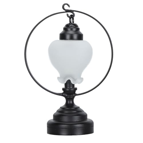 Dollhouse Tisch Akzent Lampe Miniaturtisch Beleuchtung Schwarzer Kreis Gefrertete blumförmige Elegante Metallglaslampe für Puppenhausdekor und Miniaturanzeigen Höhe 5,5 cm Dollhouse Tisch Akzent Lampe Miniaturtisch Beleuchtung Schwarzer Kreis Gefrertete blumförmige Elegante Metallglaslampe für Puppenhausdekor und Miniaturanzeigen Höhe 5,5 cm von Pilipane