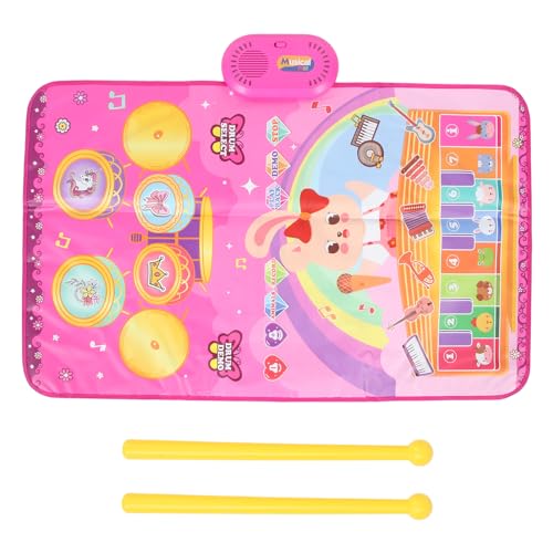 Kids Musical Matte wasserdichte Kinder Frühschullehrer Jazz Drum Playmat mit Drumsticks Musical Teppich für Kleinkind Indoor Outdoor -Spiel Kids Musical Matte wasserdichte Kinder Frühschullehrer Jazz Drum Playmat mit Drumsticks Musical Teppich für Kleinkind Indoor Outdoor -Spiel von Pilipane