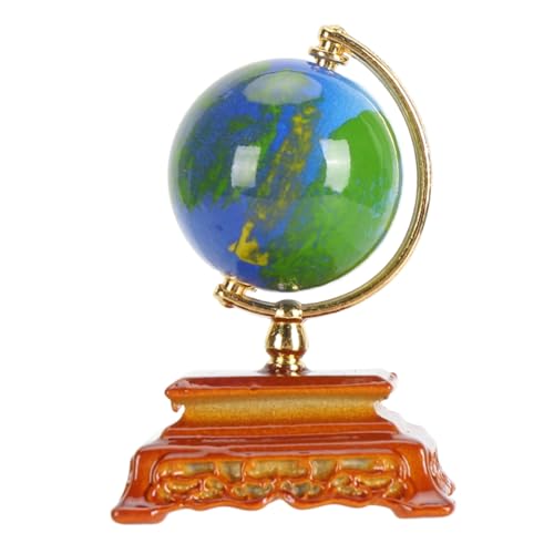 Miniatur World Globe Dollhouse Accessoires Exquisite detaillierte Simulation langlebige Materialien vielseitige Verwendung für Dollhouse Decor Foto Requisiten Kunststoff 2,7 x 4cm Miniatur World Globe Dollhouse Accessoires Exquisite detaillierte Simulation langlebige Materialien vielseitige Verwendung für Dollhouse Decor Foto Requisiten Kunststoff 2,7 x 4cm von Pilipane
