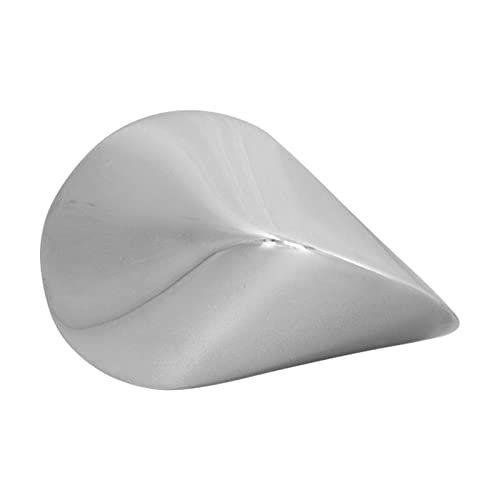 Oloid Desk Spielzeug Spielzeug Edelstahl Dekompressionskugel Elegante Glättungsflächen tragbarer Stress Relief Office Dekor Hypnotische Rollbewegung von Pilipane