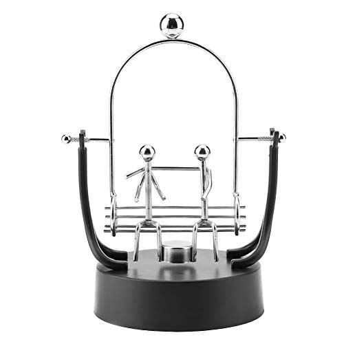 Perpetual Motion Kinetic Art Desk Decoration Modernes Schwung Gerät Craft Ornament für Home Office Desk Dekor Eisen Plastik 10.8 x 19 cm von Pilipane