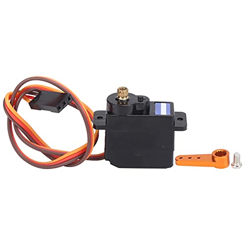 Pilipane 9g Metal Gear Servo Hochleistungs -Mikroservo mit Servoarm für 1/24 RC -Auto Fixierflügelebene Roboter RC -Boot langlebig, leichtes schwarzes Kunststoff 32x23x11mmmm Pilipane 9g Metal Gear Servo Hochleistungs -Mikroservo mit Servoarm für 1/24 RC -Auto Fixierflügelebene Roboter RC -Boot langlebig, leichtes schwarzes Kunststoff 32x23x11mmmm von Pilipane