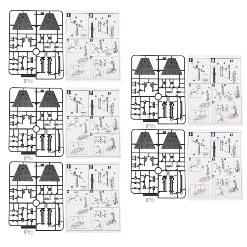 Pilipane Actionfigur Stand Set Einfach zu montieren, um eine hohe Stabilität für SD BB RG HG 1/144 -Modelle zu montieren, die für Anime -Figur -Sammler und Wohnkultur Abs Plastik Set von (Schwarz) von Pilipane