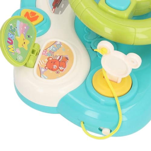 Pilipane Baby Lenkradspielzeug Multifunktionales Bildungsmusikspielzeug mit Beleuchtungseffekten tragbares Fahrrad für Kleinkinder Kinder im Freien Plastikmaterial (C) von Pilipane