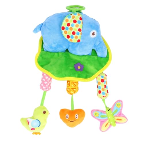 Pilipane Baby Plüsch Rasseln Spielzeug Tierdekor 360 Grad Rotatable Cute Crib Hängende Rasselpuppe für Baby Schlafen Spielen weiche Baumwollplüschstoff 11,02 x 7,87 Zoll (Typ b) von Pilipane