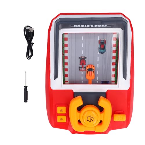 Pilipane Bildungsspielzeug Lenkrad für Kinder Simulation Fahrt Auto Baby früh Bildung visueller Tracking -Training Spielzeug (Rot) von Pilipane