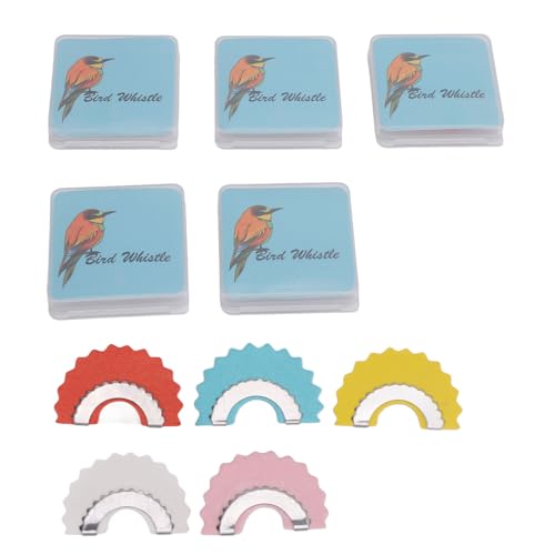 Pilipane Bird Whistle Vogelanrufer Zunge Pfeife 5 Farben Lustige Tweeting Noisemaker Spielzeug imitiert Vogelklang klingt für Familienversammlungen Outdoor -Abenteuer weiß blau gelb rosa Pilipane Bird Whistle Vogelanrufer Zunge Pfeife 5 Farben Lustige Tweeting Noisemaker Spielzeug imitiert Vogelklang klingt für Familienversammlungen Outdoor -Abenteuer weiß blau gelb rosa von Pilipane