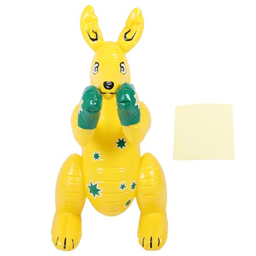 Pilipane Blasen Sie tierische süße Cartoon aufblasbare PVC -Luftgefüllte Spielzeug für Kinder Erwachsene Innen im Freien im Freien Dekorationen Partyzubehör (L 34x34x12.5cm) von Pilipane