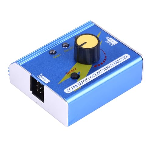 Pilipane CCPM Servo Consistency Master Motortester ESC Checker Hochwertige Aluminiumlegierung Langlebig Sicher Zuverlässig für RC-Flugzeuge, Autos, Boote, wie abgebildet, ca. 48 42 17 mm 1 von Pilipane