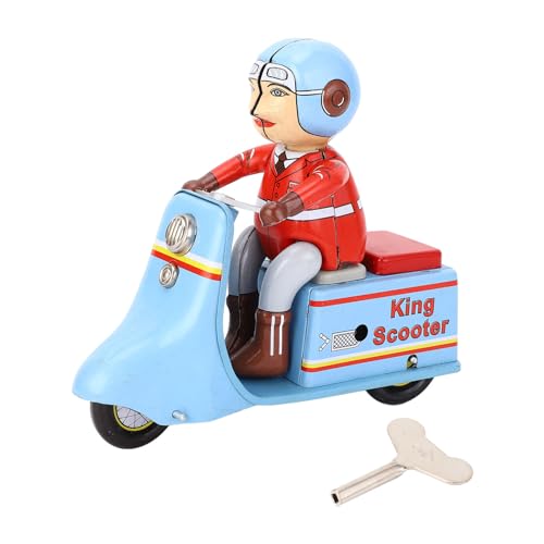 Pilipane Clockwork Scooter Motorrad Retro Dekoratives Metall Wind Up Motorrad Mechanical Toy für Kinder Erwachsene Premium -Eisenmaterial Langable sammelbares für Geburtstage Partys Pilipane Clockwork Scooter Motorrad Retro Dekoratives Metall Wind Up Motorrad Mechanical Toy für Kinder Erwachsene Premium -Eisenmaterial Langable sammelbares für Geburtstage Partys von Pilipane