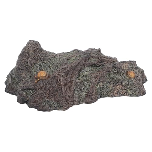 Pilipane Dinosaurier simulierte Landschaft realistische Model Szenen Exquisite Simulation Diorama für Eltern -Kinder -Interaktion Schreibtisch Display Kunststoffmaterial (M97 Baumwurzelpodest) von Pilipane