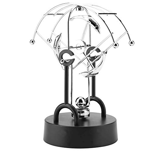Pilipane Electronic Shake Wiggle Device Perpetual Motion Swinging Kinetic Art Craft Desk Dekoration Spaß Moderne Schreizeug Spielzeug für Freunde Familienbüro Eisen Plastik 11x20 cm 4aa (B105) von Pilipane