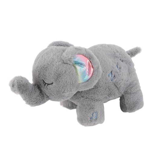 Pilipane Elefant Plüsch Schlafhilfe beruhigender Atemgefüllungstier mit beruhigender Schlaflied Musik und Nachtlicht für Babys und Kleinkinder Weiche Plüschspielzeug 13,8 x 7,9 x 5,9 Zoll (Hellgrau) Pilipane Elefant Plüsch Schlafhilfe beruhigender Atemgefüllungstier mit beruhigender Schlaflied Musik und Nachtlicht für Babys und Kleinkinder Weiche Plüschspielzeug 13,8 x 7,9 x 5,9 Zoll (Hellgrau) von Pilipane