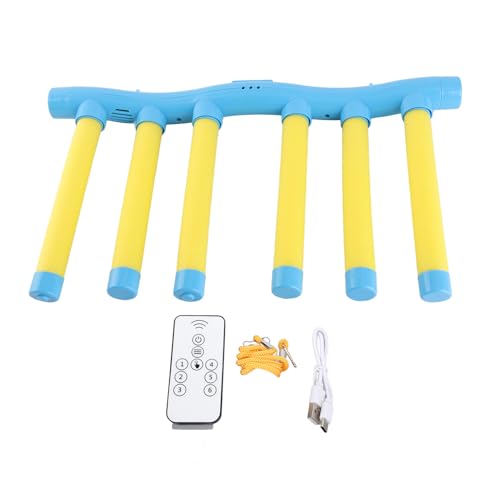 Pilipane Fangstöcke Spiel Interaktive Verstellbares Hand -Auge -Koordination Spielzeug mit Alarmschall für Familien im Innenbereich Outdoor -Aktivitäten Kunststoff Eva -Material enthält 6 (Blau) von Pilipane